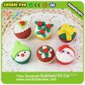 Festival Erasers Kerstmis Cake Gommen voor Gift